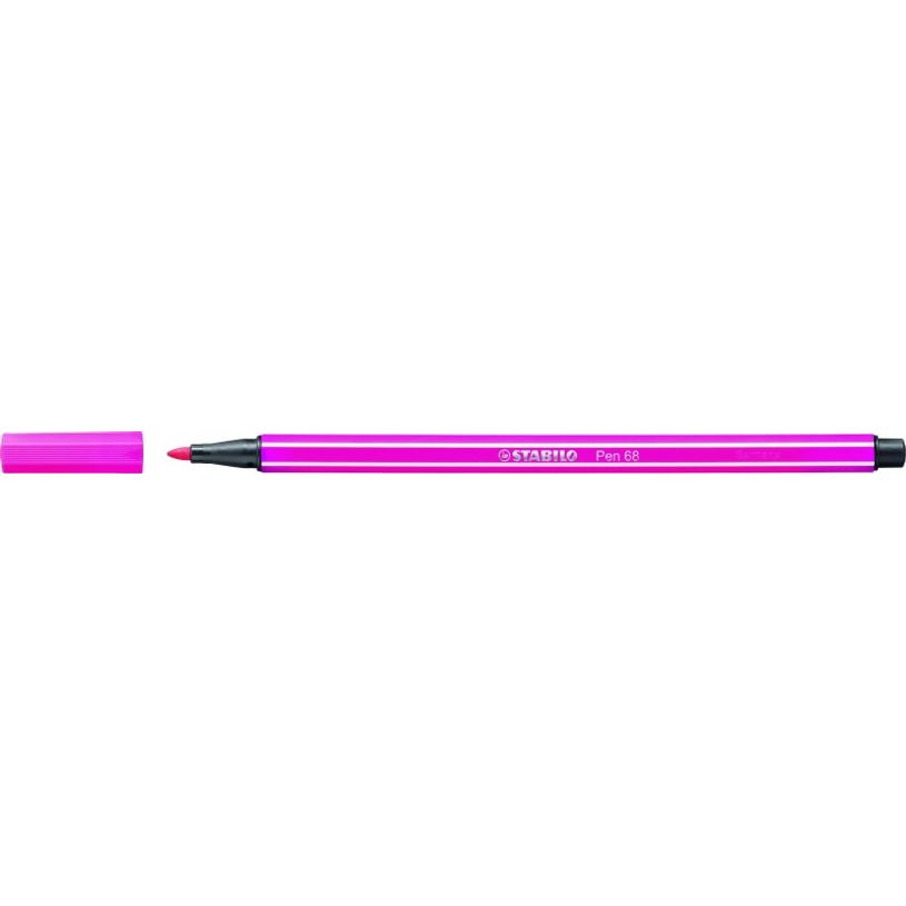 4006381333382-STABILO Pen 68 - Feutre pointe moyenne - rose foncé-P_79386239_1-0