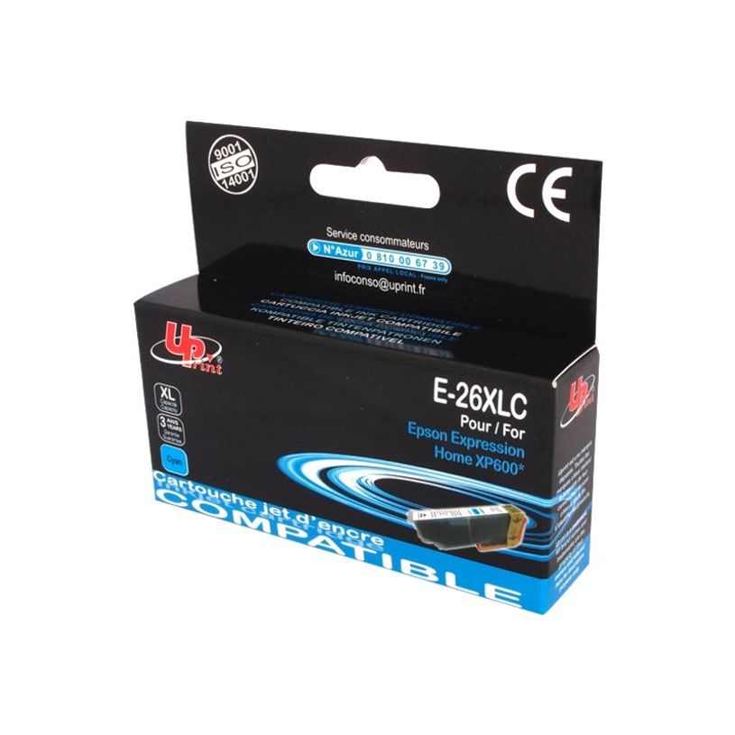 3584770889050-Cartouche compatible Epson 26XL Ours polaire - cyan - Uprint-P_79388992_1-0
