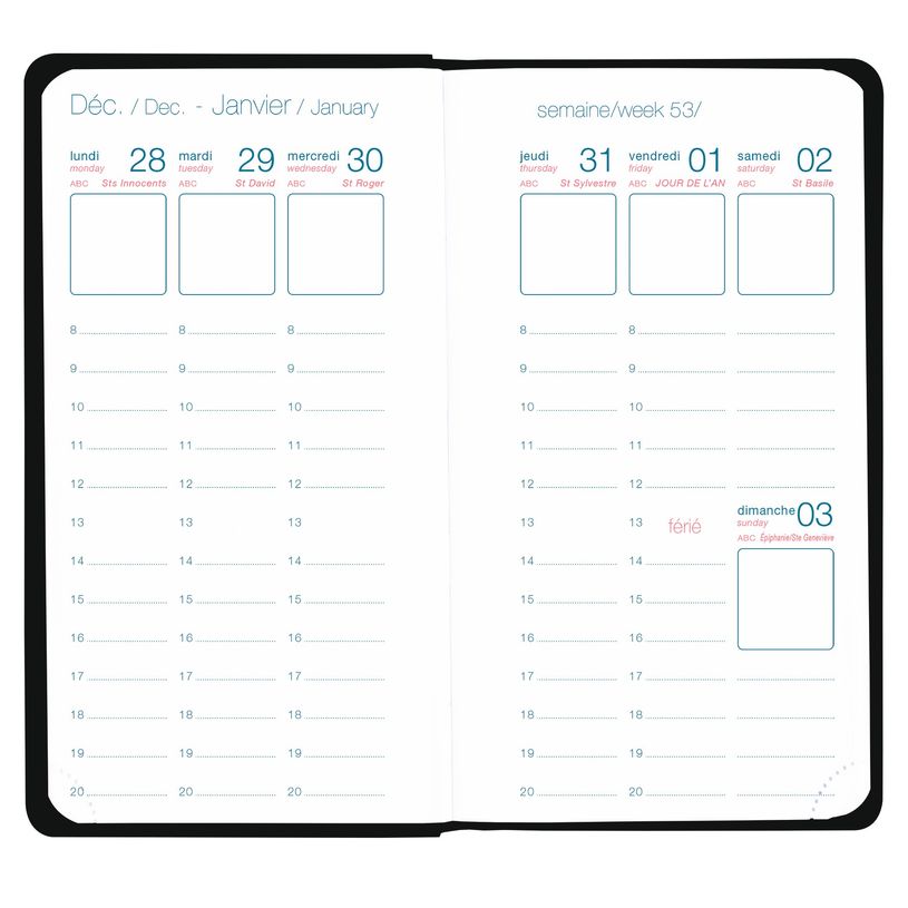3108728440904-Agenda de poche à élastique Anahita - 1 semaine sur 2 pages - 9,5 x 17,5 cm - disponible dans di-P_79389487_8-5