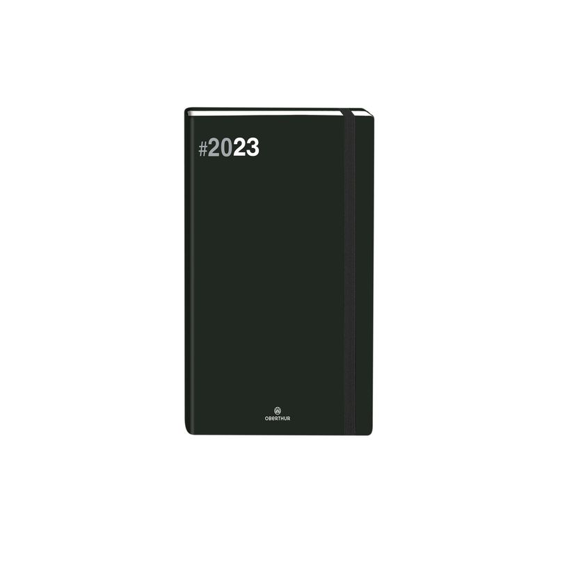 3664447135205-Agenda de poche Flex - 1 semaine sur 2 pages - 9,5 x 17,5 cm - noir - Oberthur-P_79389488_2-0