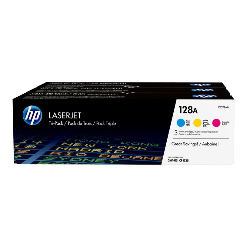 0887111403018-HP 128A - Pack de 3 - cyan, magenta, jaune - cartouche laser d'origine-P_79391371_2-1