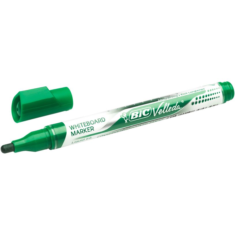 3086123304659-BIC VELLEDA LIQUID INK TANK - Marqueur effaçable - pointe ogive - vert-P_79398206_2-1