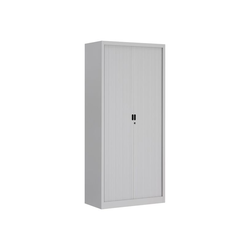 3219095501041-Armoire haute monobloc Class 900 - 180 x 90 x 43 cm - corps et rideux gris-P_79401192_2-0