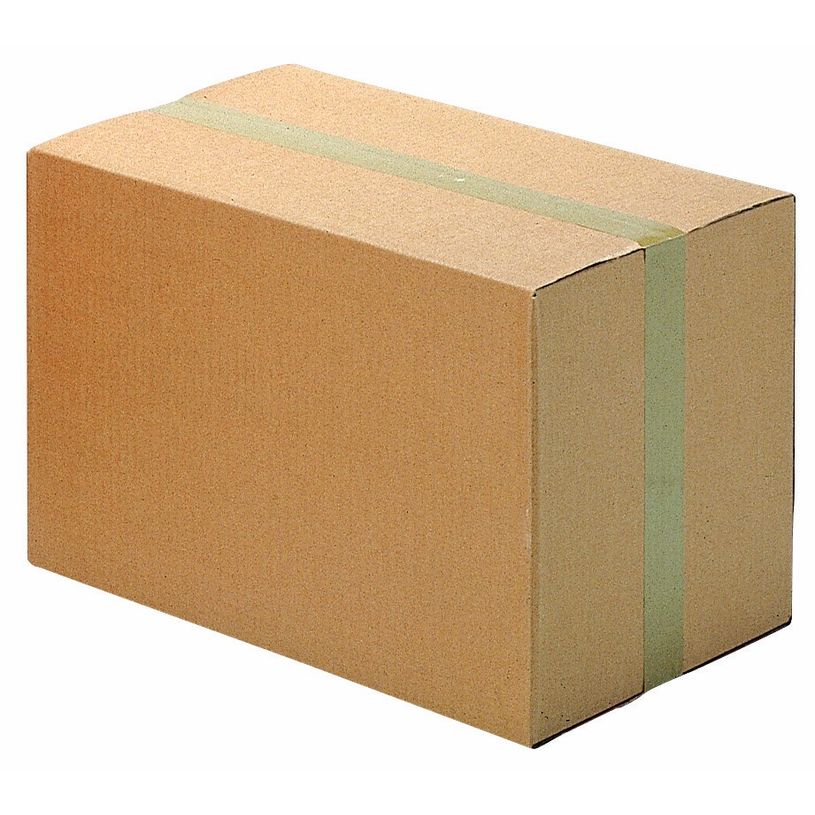 3760028772316-Carton caisse américaine -  27 cm x 19 cm x 12 cm - simple cannelure - Logistipack-P_79402214_2-1
