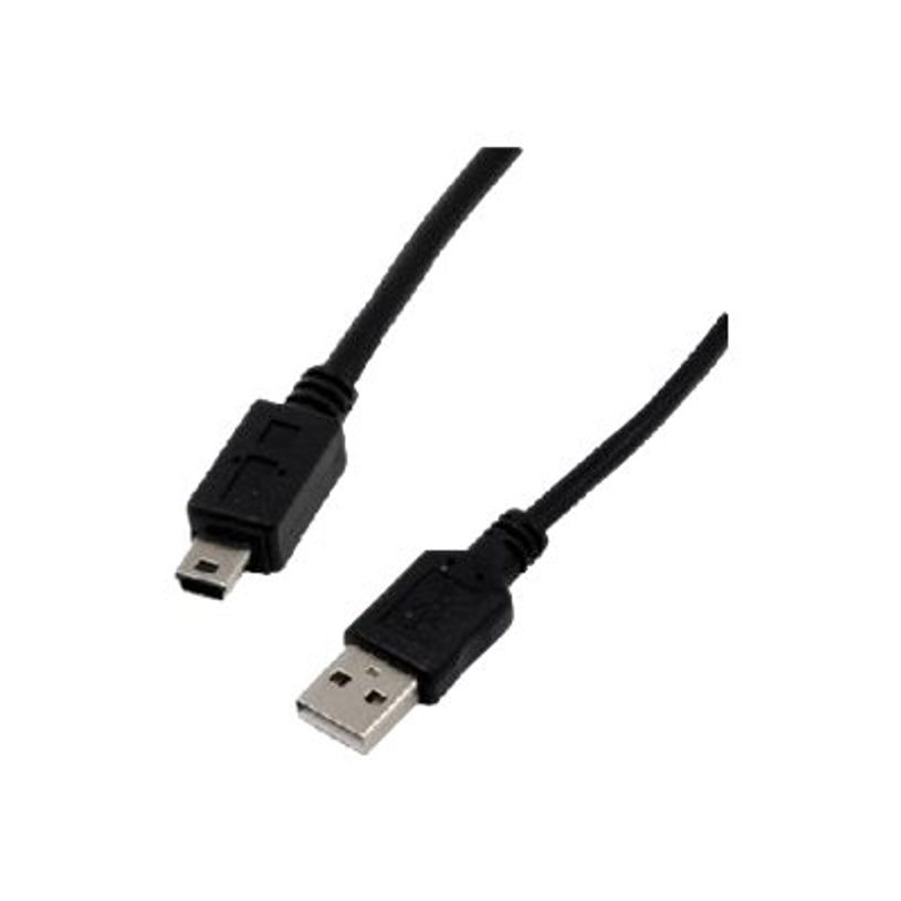 3700224720490-MCL Samar - câble USB 2.0 type A mâle / mini B mâle (5 broches) - 2m - noir-P_79403431_1-0