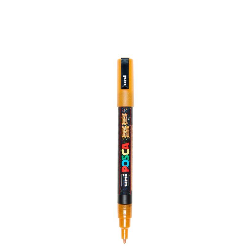 4902778197950-Posca - Marqueur paillette pointe fine - orange brillant--0