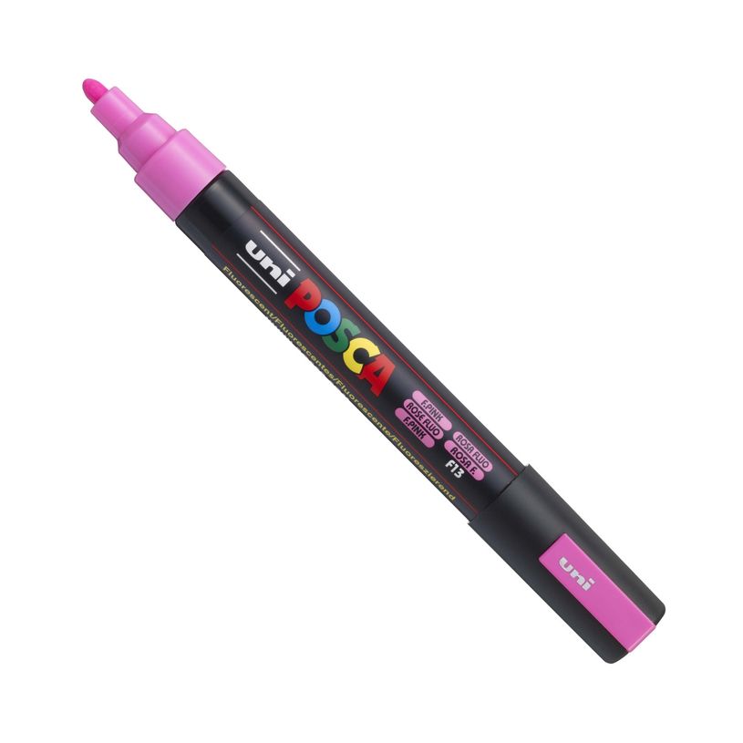 4902778198070-Posca - Marqueur peinture pointe moyenne - rose fluo-P_79407765_1-0