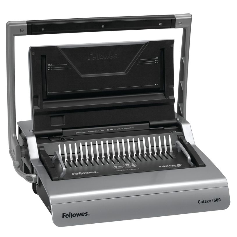 0043859522255-Fellowes Galaxy 500 - machine à relier / relieuse perforeuse manuelle - perfore 28 feuille-P_79407858_2-1
