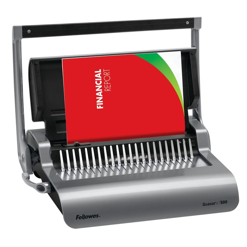 043859651252-Fellowes Quasar +500 - machine à relier / relieuse perforeuse manuelle - perfore 25 feuill-P_79407860_11-7
