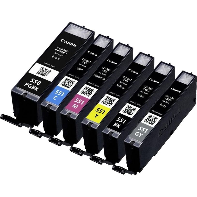 8714574623207-Canon CLI-551/PGI-550 - Pack de 6 - noir, noir photo, gris, cyan, magenta, jaune - cartouch-P_79408854_2-1