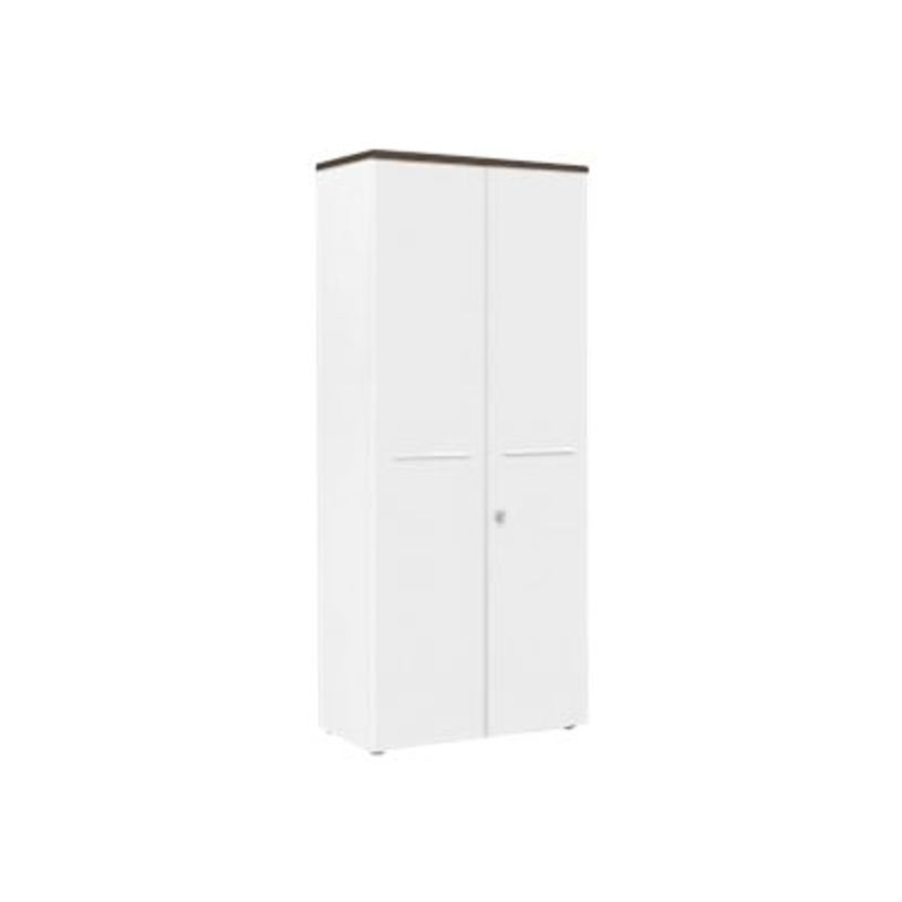 2012349335925-Armoire 2 portes - YES ! - façade blanche - dessus chêne royal-P_79409688_1-0