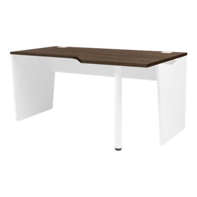 2012349337066-Bureau compact 90° - YES ! - pieds panneaux - retour droit - chêne royal-P_79409734_1-0