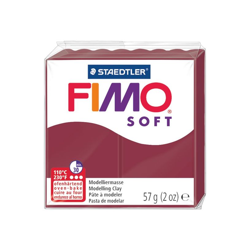 4007817014677-Pâte fimo SOFT -  Rouge Merlot - 57G-P_79410134_2-1