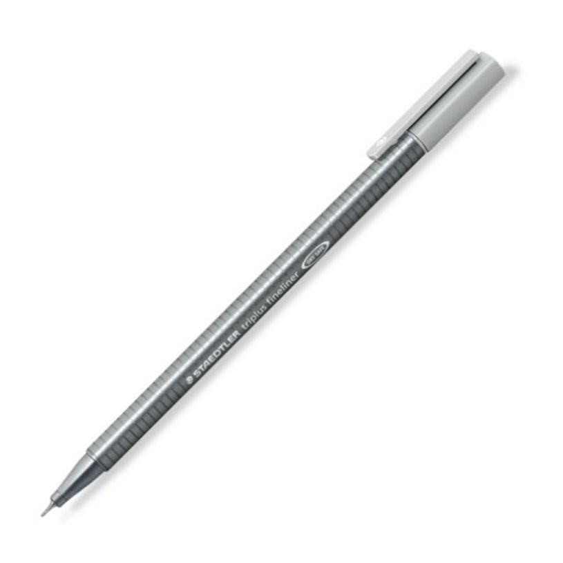 4007817334386-STAEDTLER triplus 334 - Feutre fin - 0.3 mm - gris argenté-P_79411287_1-0
