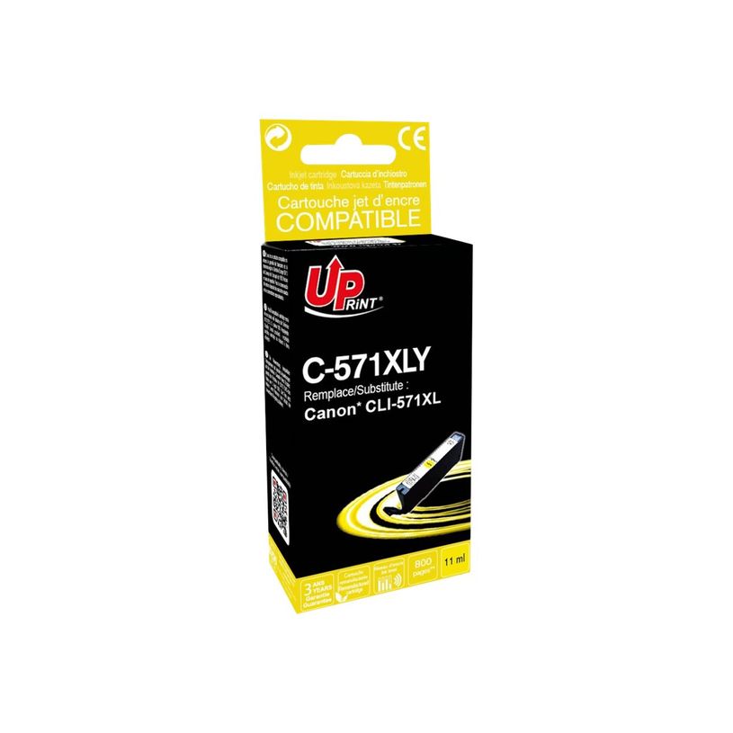 0000005810208-Cartouche compatible Canon CLI-571XL - jaune - Uprint-P_79411990_2-1