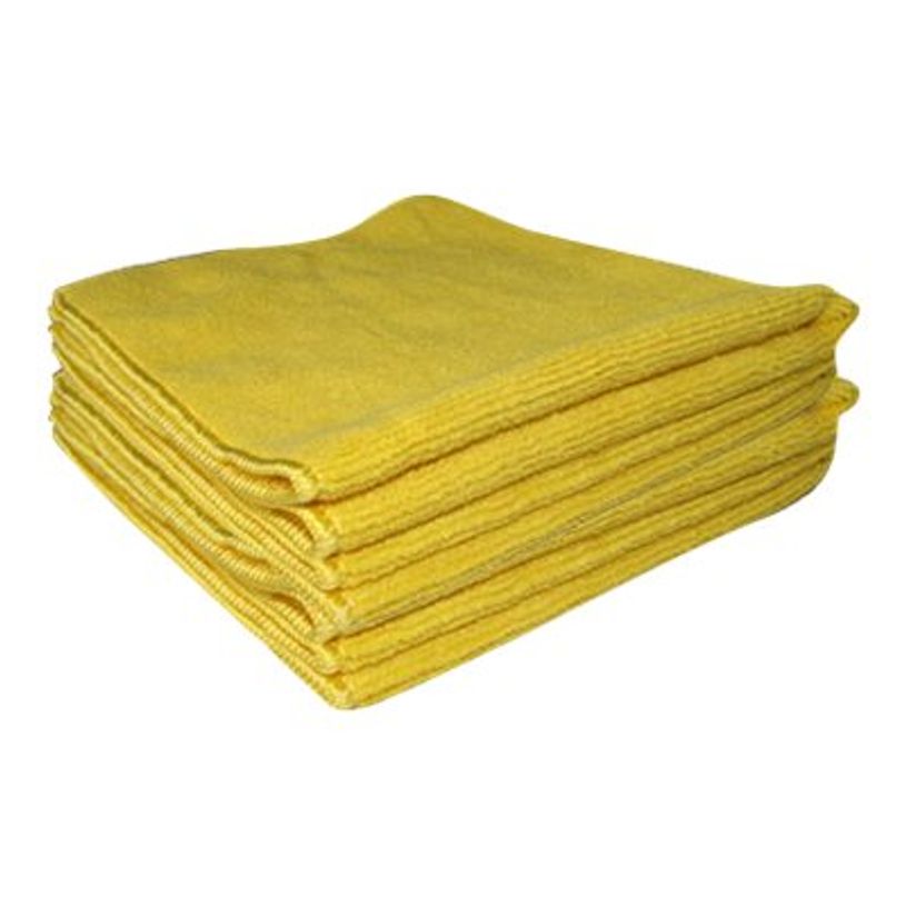 3760170621098-De Witte Tricot Soft - 5 chiffons microfibres 40 x 40 cm - jaune-P_79412457_1-0