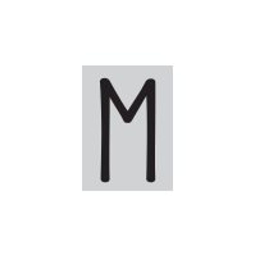 8711234002945-Pickup Déco Mila - Étiquette autocollante 60 mm - Lettre M - noir-P_79413311_1-0