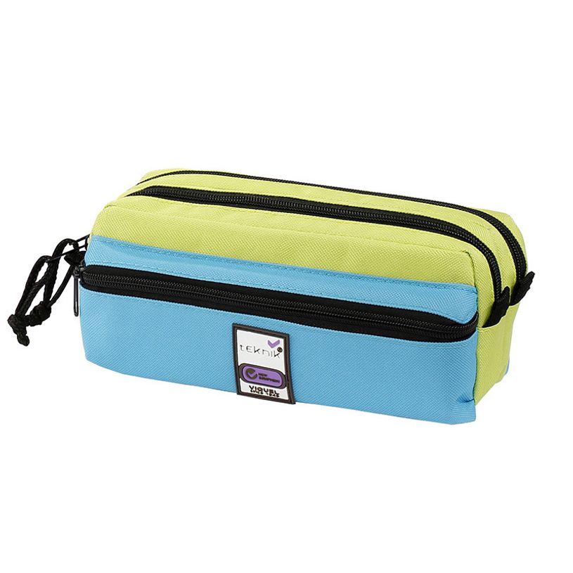 3135257693488-Trousse rectangulaire Teknik 4+ - 4 compartiments - 4 coloris disponibles - Viquel-P_79416507_3-2