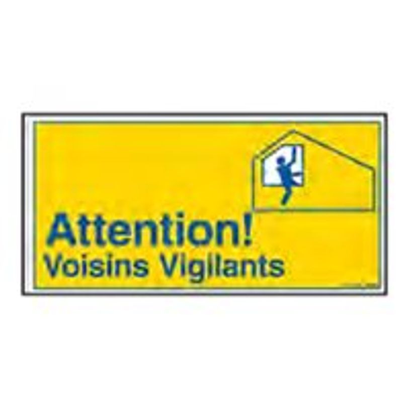 8711234129925-Pickup - Panneau de signalisation - 300 x 150 mm - Attention! Voisins vigilants-P_79417819_1-0
