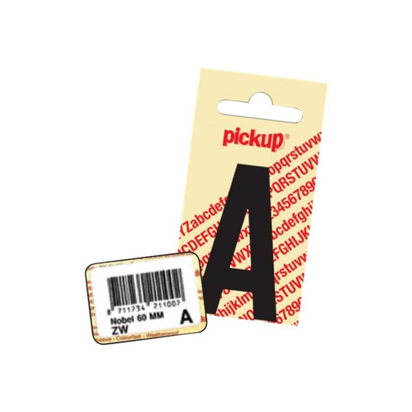 2012349362440-Pickup - Étiquette autocollante - 150 mm - Chiffre 1 - noir mat-P_79418021_1-0