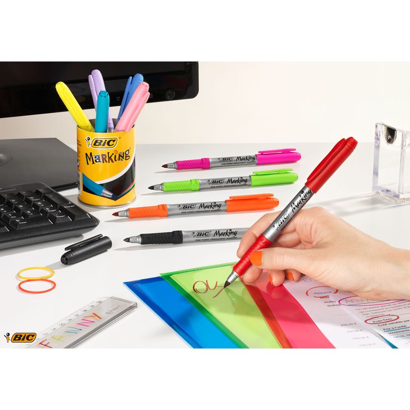3086123454262-BIC MARKING COLOR - Pack de 5 marqueurs permanents - pointe moyenne - couleurs assorties-P_79421769_15-5