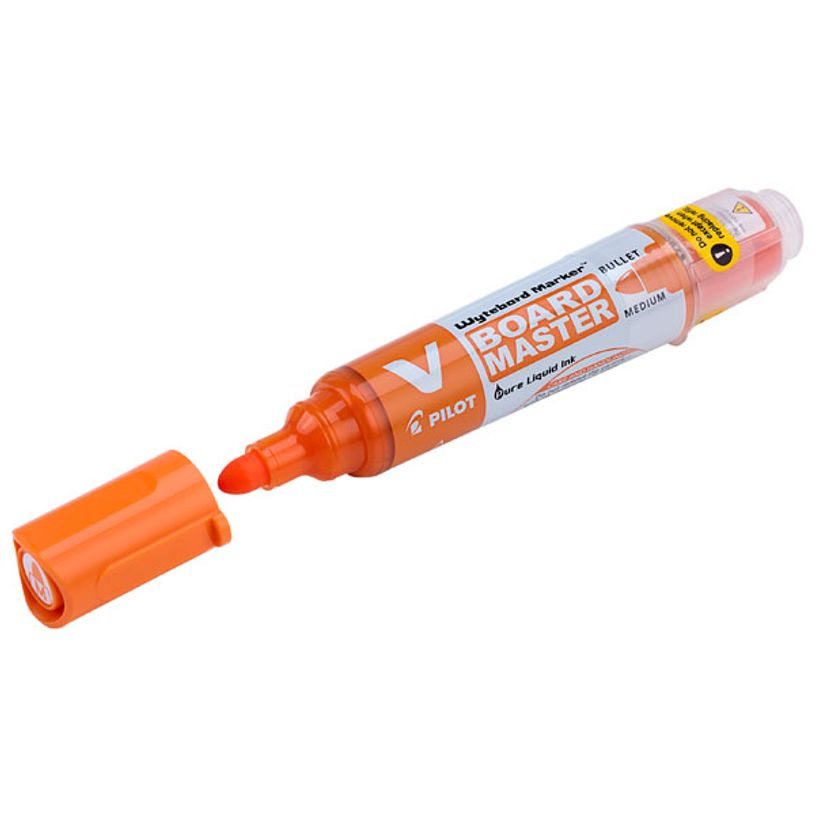 4902505355851-Pilot V BOARD MASTER - Pack de 10 marqueurs effaçables - pointe ogive - orange-P_79421974_1-0