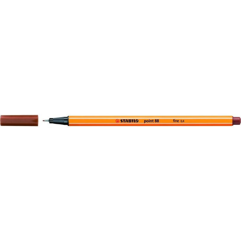 4006381493185-STABILO Point 88 - Feutre fin - 0.4 mm - sanguine-P_79423031_1-0