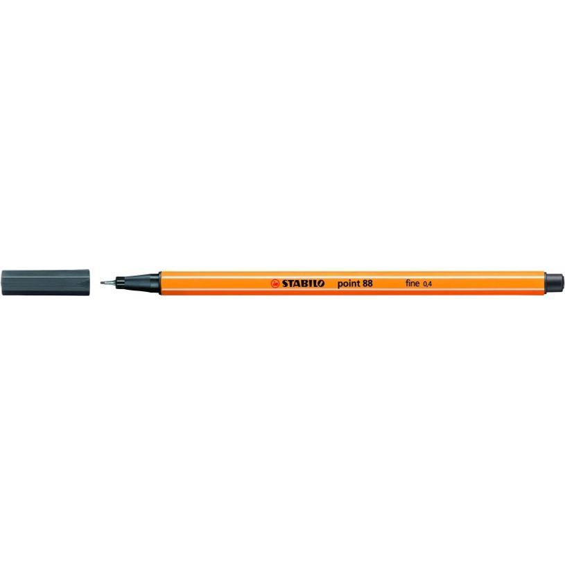 4006381493369-STABILO Point 88 - Feutre fin - 0.4 mm - gris intense-P_79423037_1-0