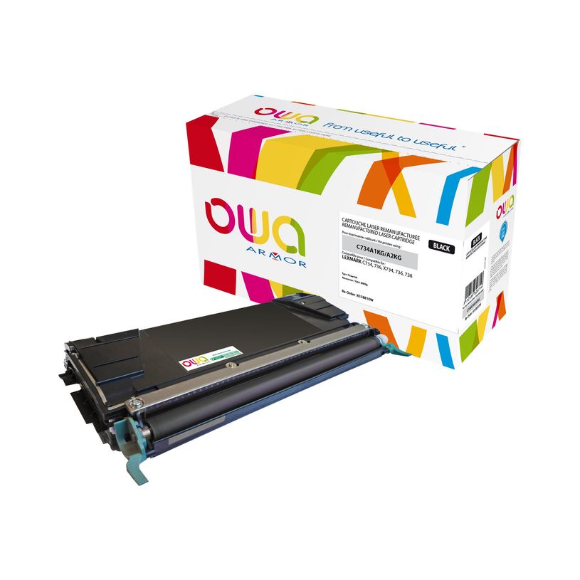 3112539626716-Cartouche laser compatible Lexmark C734A1KG - noir - Owa K15881OW-P_79423685_1-0