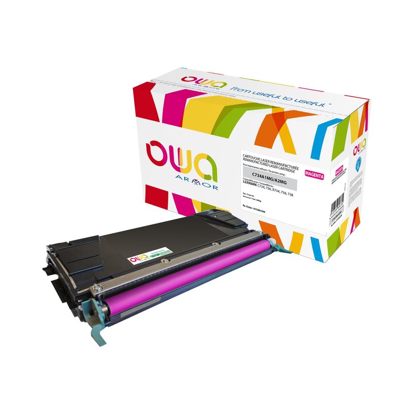3112539626730-Cartouche laser compatible Lexmark C734A1MG - magenta - Owa K15883OW-P_79423687_1-0