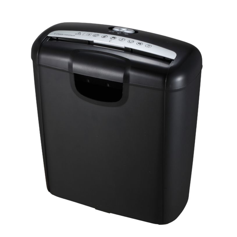 3584770910006-Uprint Office - destructeur de documents coupe droite - 6 feuilles - corbeille 10L-P_79423809_1-0
