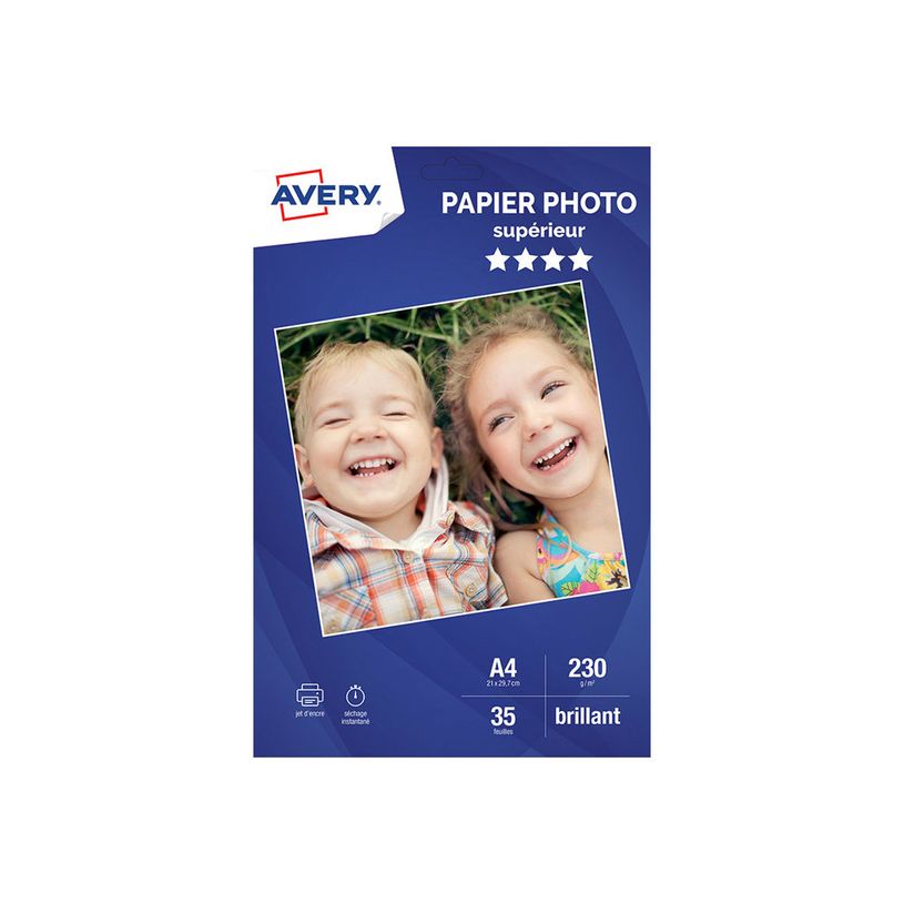 3266550176269-Avery - Papier Photo brillant - A4 - 230 g/m² - impression jet d'encre - 35 feuilles-P_79425516_1-0