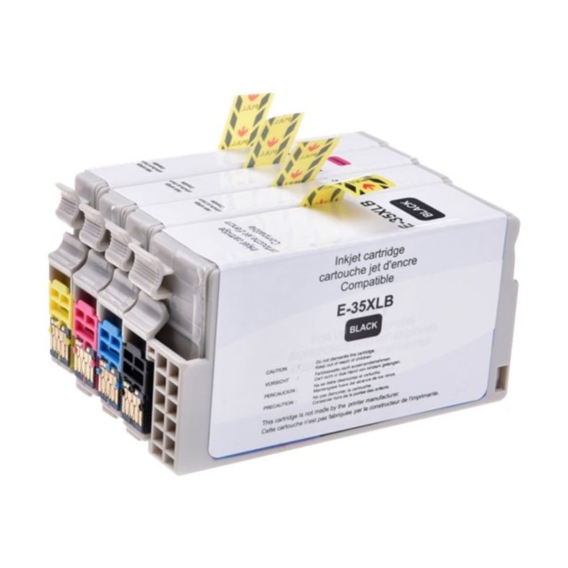 3584770899165-Cartouche compatible Epson 35XL Cadenas - Pack de 4 - noir, cyan, magenta, jaune -UPrint E.-P_79429511_1-0
