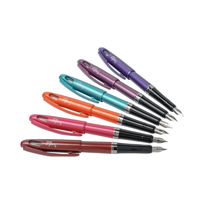 3474371960121-Pentel Tradio Brillant - Stylo plume - corps mauve-P_79430054_1-0