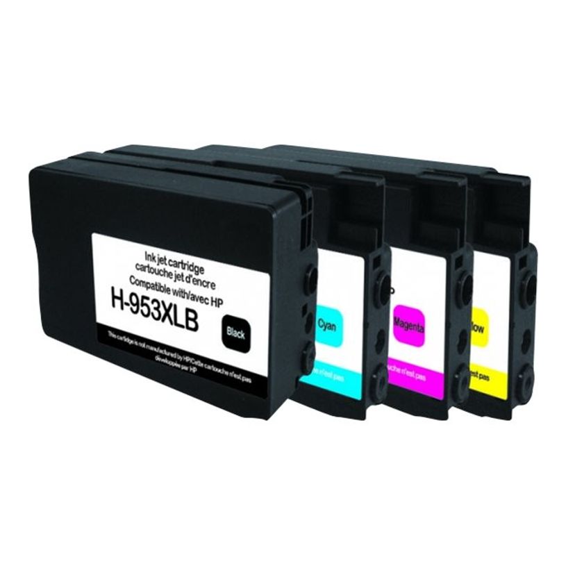 3584770830977-Cartouche compatible HP 953XL - pack de 4 - noir, cyan, magenta, jaune - Uprint-P_79431088_1-0