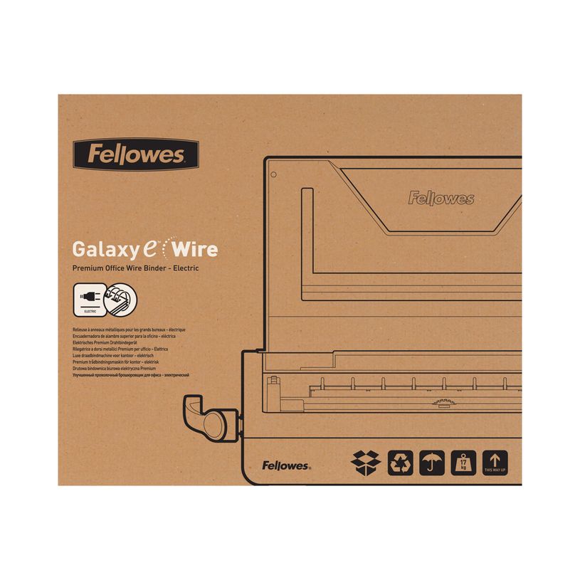 0043859530038-Fellowes Galaxy-E/Wire - machine à relier / relieuse perforeuse éléctrique par anneaux métal - Pe-P_79431739_1-11