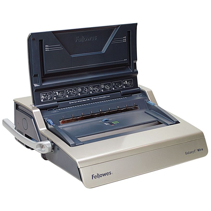 0043859530038-Fellowes Galaxy-E/Wire - machine à relier / relieuse perforeuse éléctrique par anneaux métal - Pe-P_79431739_15-1