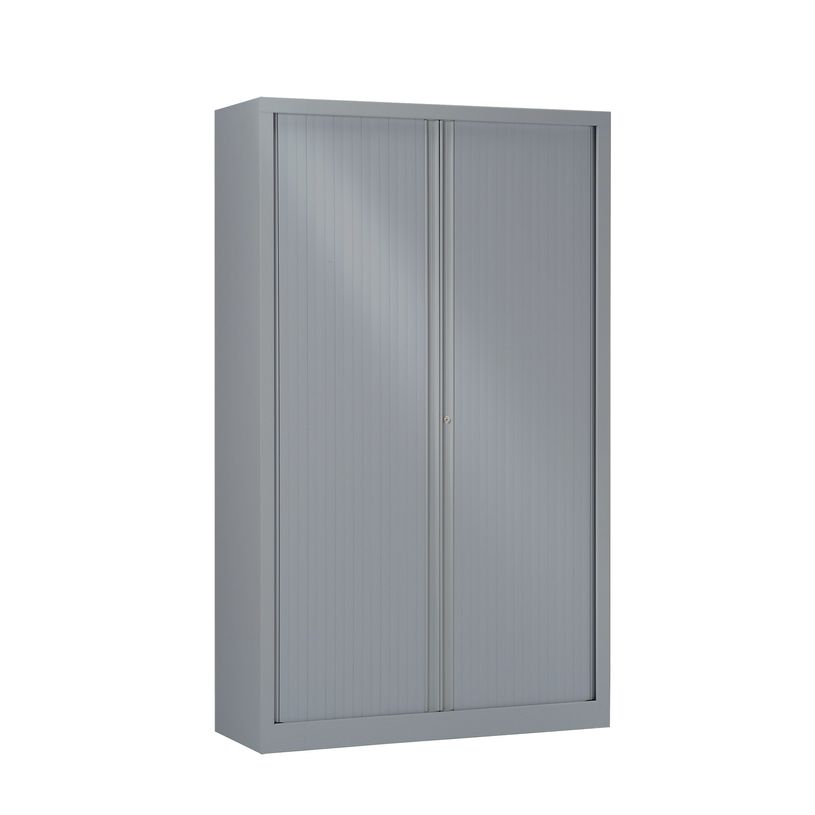 3219096910088-Armoire haute monobloc à rideaux ETIC - 198 x 120 cm - aluminium-P_79433028_1-0