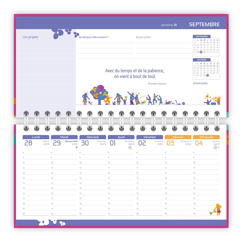 3147280129964-Agenda Oxford Family - 1 Semaine sur 2 pages - 25 x 12 cm - différents modèles disponibl-P_79435678_10-6