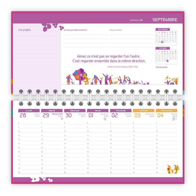 3147280129964-Agenda Oxford Family - 1 Semaine sur 2 pages - 25 x 12 cm - différents modèles disponible-P_79435678_6-2