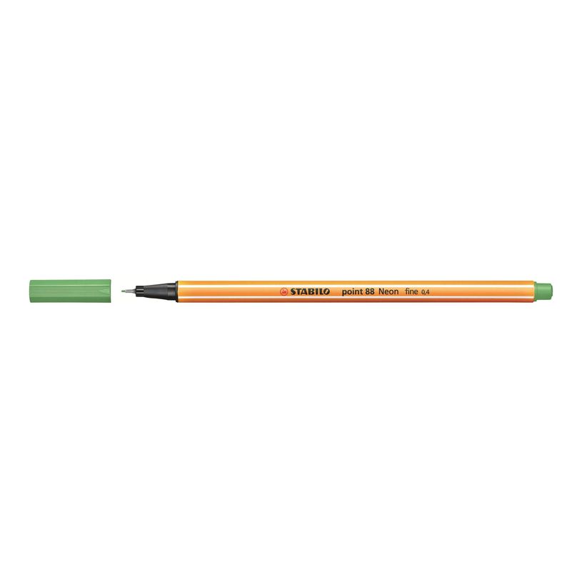 4006381438551-STABILO Point 88 - Feutre fin - 0.4 mm - vert fluo-P_79439230_1-0