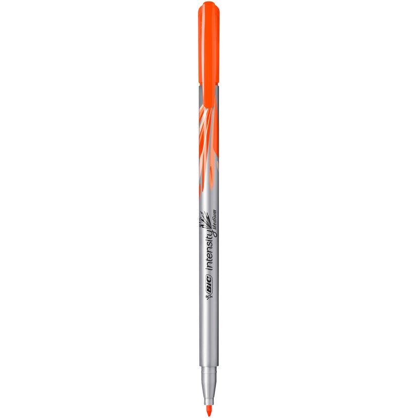 3086123514904-BIC Intensity - Feutre fin - pointe moyenne - orange-P_79440292_1-0