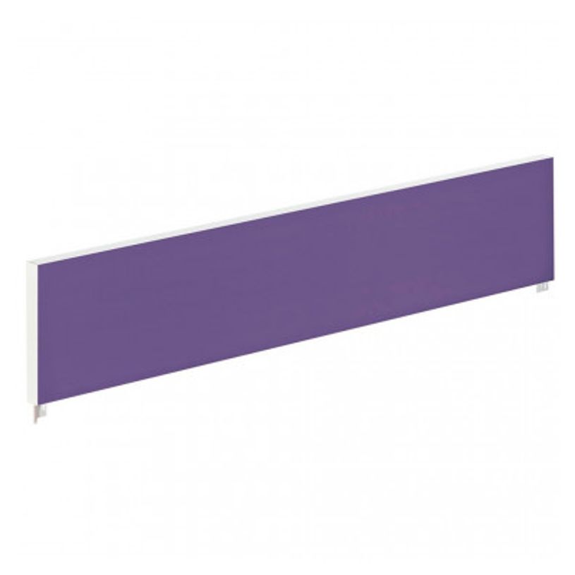 3660141254761-Ecran de séparation cadre aluminium H33 x L120 cm - cadre aluminium blanc - toile violet-P_79441031_1-0