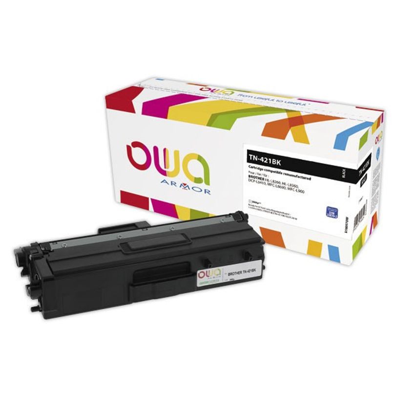 3112539756604-Cartouche laser compatible Brother TN421 - noir - Owa K18057OW-P_79441109_1-0