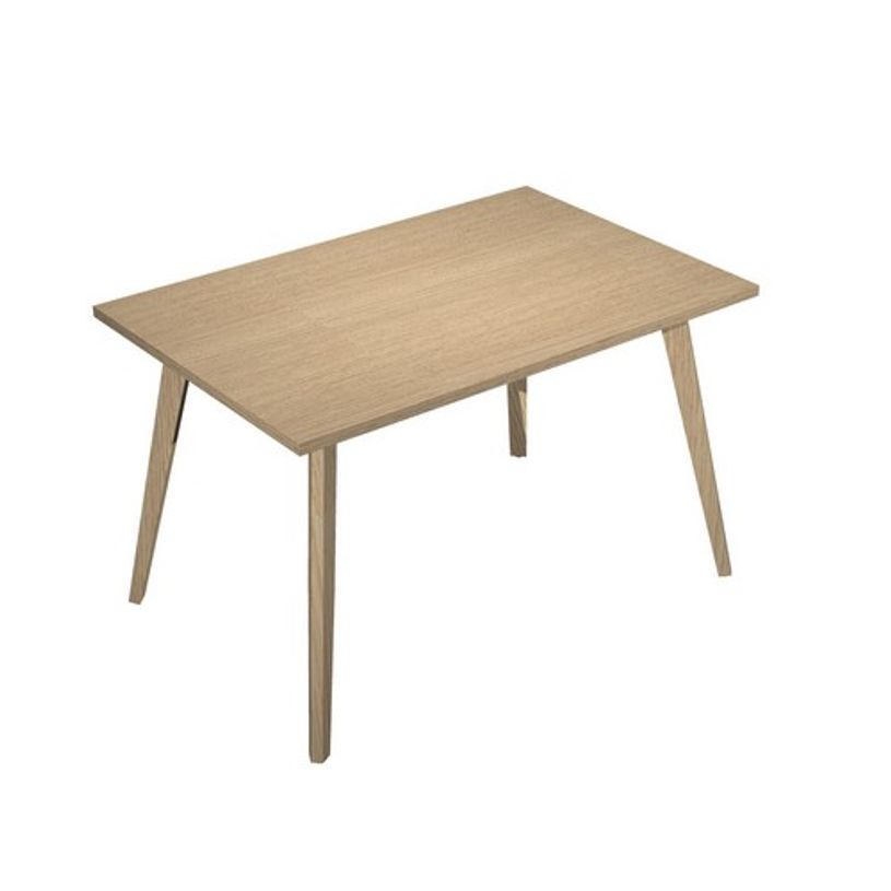 2012349512050-Bureau LEONARDO - 120 cm - Pieds bois - Chêne-P_79441743_1-0