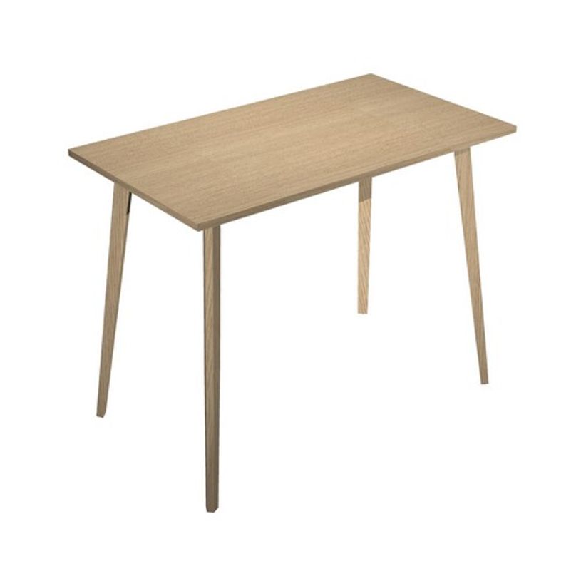 2012349512319-Table haute - 140 x 80 x 105 cm - Pieds bois - Chêne-P_79441756_1-0