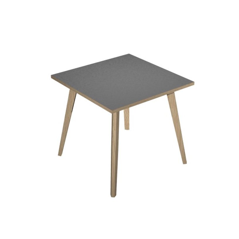2012349512791-Bureau LEONARDO - 80 cm - Pieds bois - Anthracite chants chêne-P_79441780_1-0