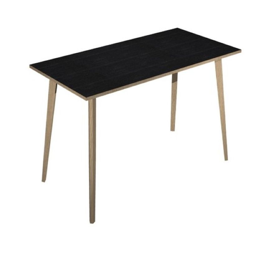 2012349513095-Table haute - 160 x 80 x 105 cm - Pieds bois - Frêne noir-P_79441795_1-0