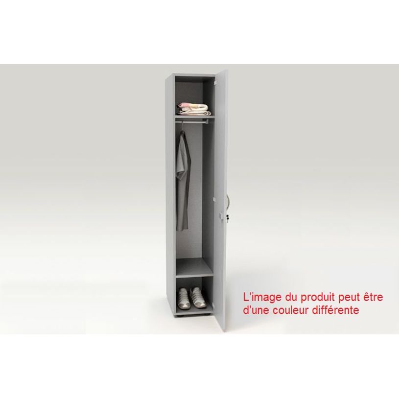 2012349514665-Armoire vestiaire 1 porte - H185 x L33 x P52 cm - Hêtre-P_79441873_1-0