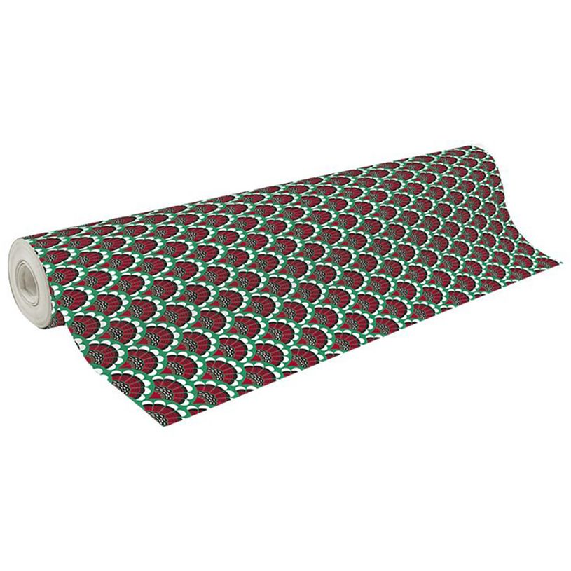 3329682019948-Clairefontaine Excellia - Papier cadeau - 70 cm x 50 m - 80 g/m² - motif plumes Noël-P_79442060_1-0